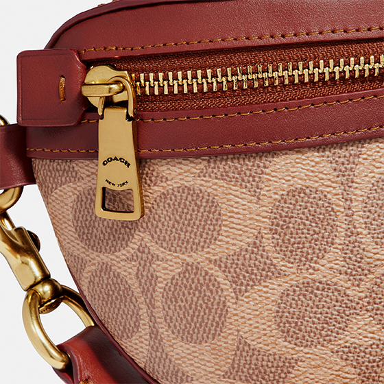 Red coach new arrivals belt bag
