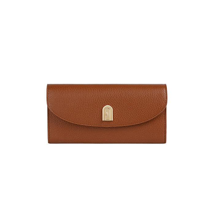 FURLA SLEEK XL BI FOLD COGNAC City of Dreams Manila World