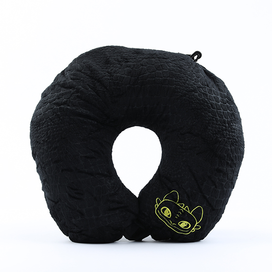 Reversible outlet neck pillow