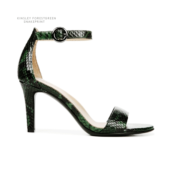 NATURALIZER Kinsley Forestgreen Snake Print City of Dreams