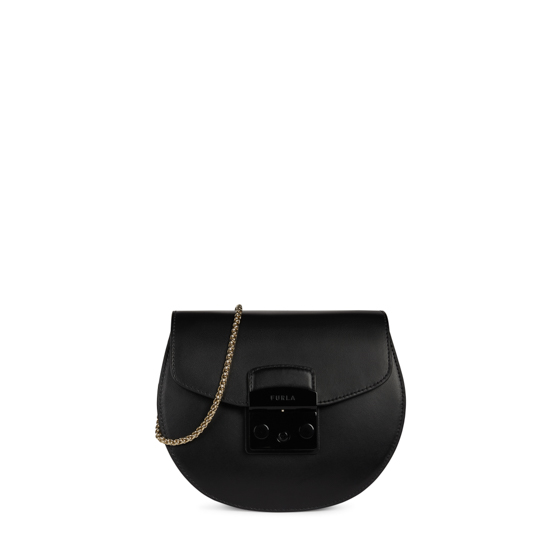 FURLA Metropolis S Top Handle Round Nero City of Dreams Manila