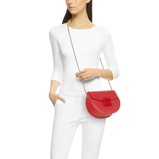 Furla metropolis sale mini crossbody ruby