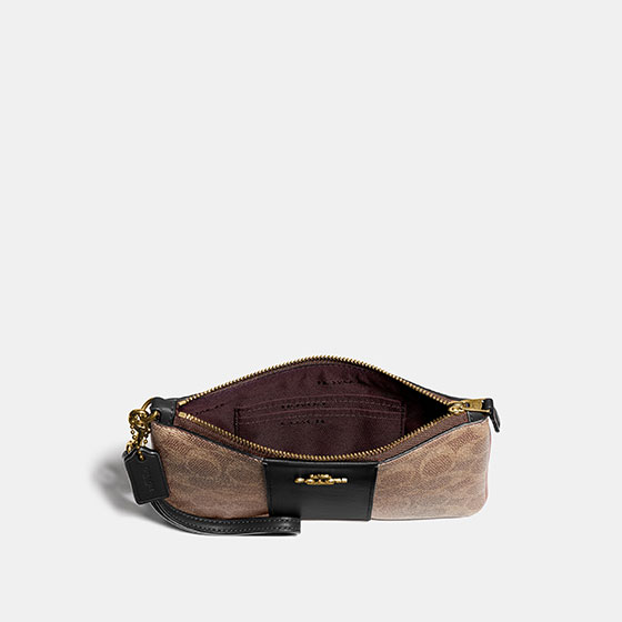 Coach mini wristlet deals