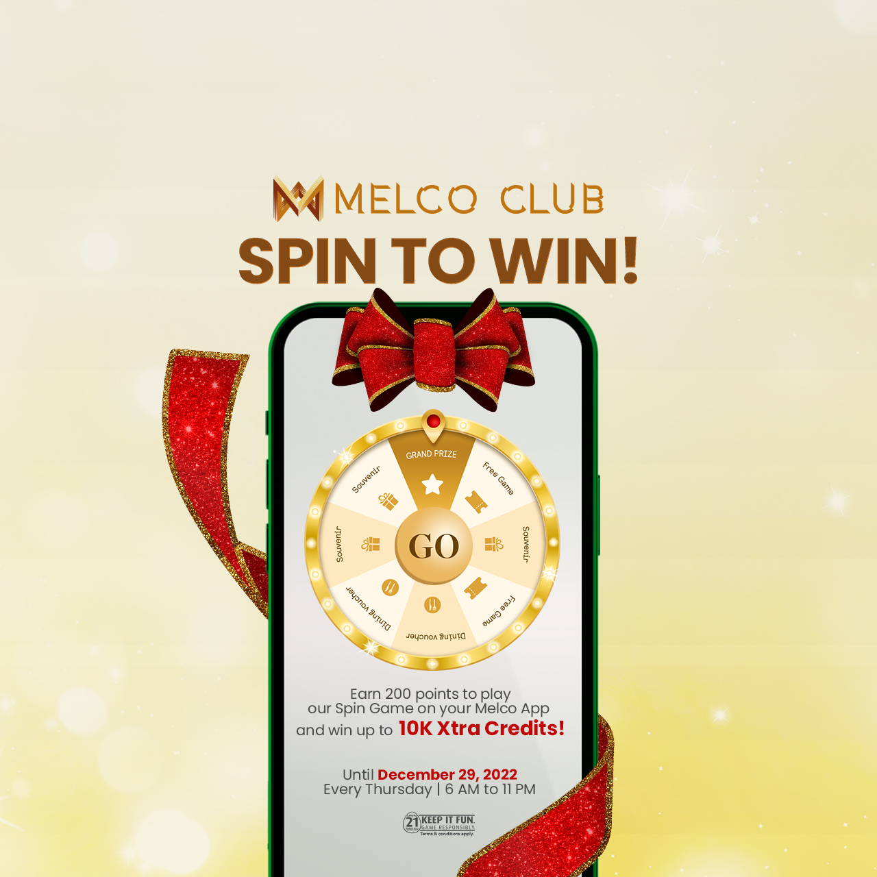Melco Club Spin to Win | World-Class Casino, Hotel, Entertainment & Dining